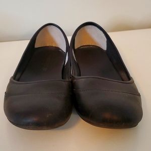 Merrell flats. Black leather. Size 8